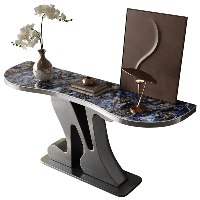 

Chengjun rock slab Xuanguantai light luxury modern simple creative art entry corridor aisle high-end plan