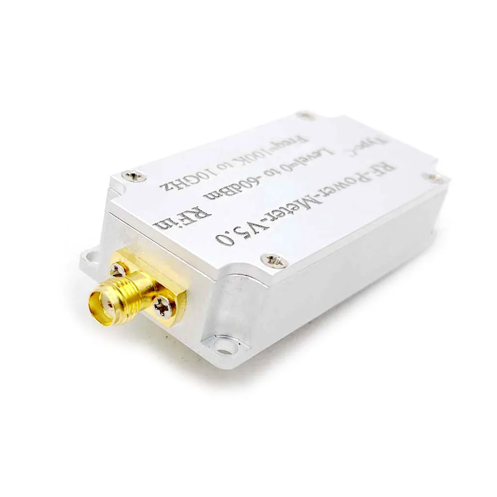 100K-10GHZ V5 USB RF Power Meter USB Communication Data Export Power Detector RF Attenuator FOR Ham Radio Amplifier