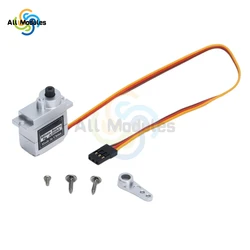 9G Micro Servo Metal Geared Motor Kit for RC Robot Arm Hand Control with Cable Mini Servos