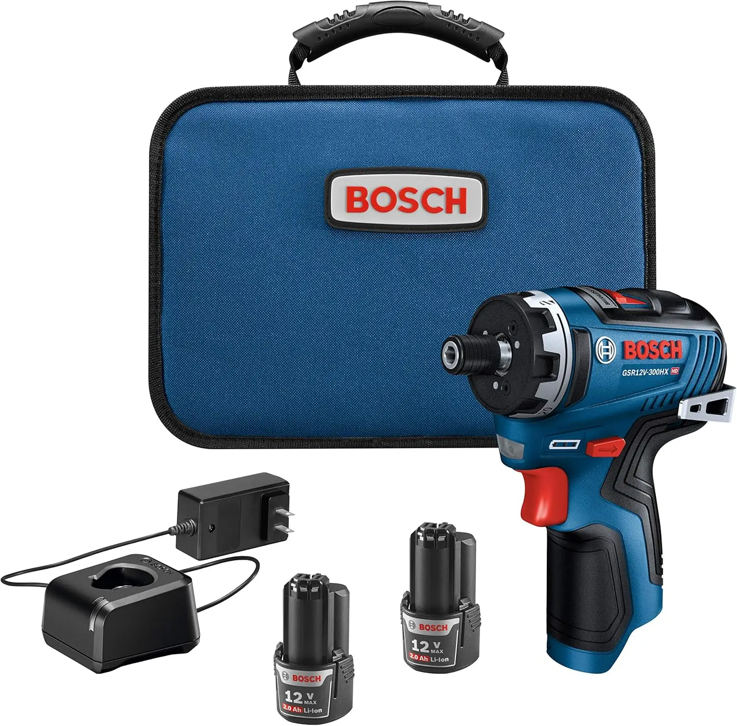 GSR12V-300HXB22 12V Max Brushless 1/4 In. Hex Two-Speed Screwdriver Kit with (2) 2.0 Ah Batteries