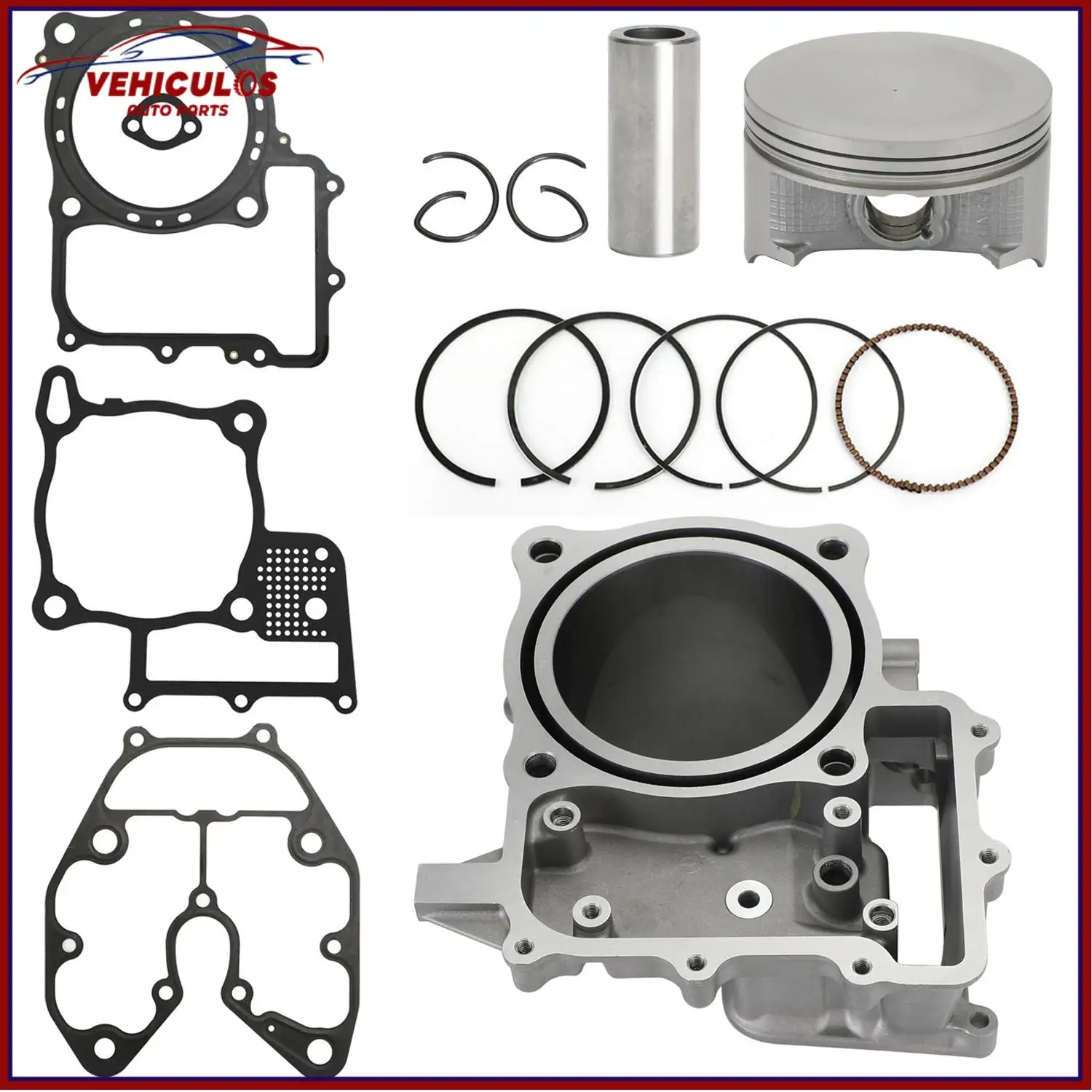 

АВТОМОБИЛЬНЫЙ 1 комплект поршня цилиндра 675CC, верхний комплект 12100-HN8-A60 13010-HN8-A61 для 2014-2021 SXS700 SXS 700 Pioneer, дропшиппинг