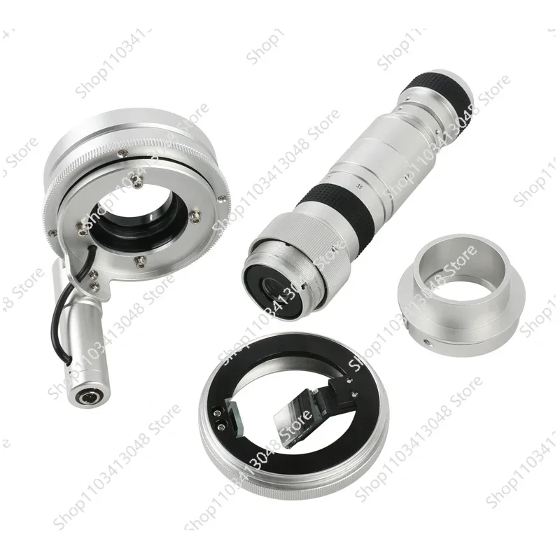 25X-150X C mount Zoom 3D Stereo Automatic Motor Synchronize Industrial Lens For HDMI USB Microscope Video Camera