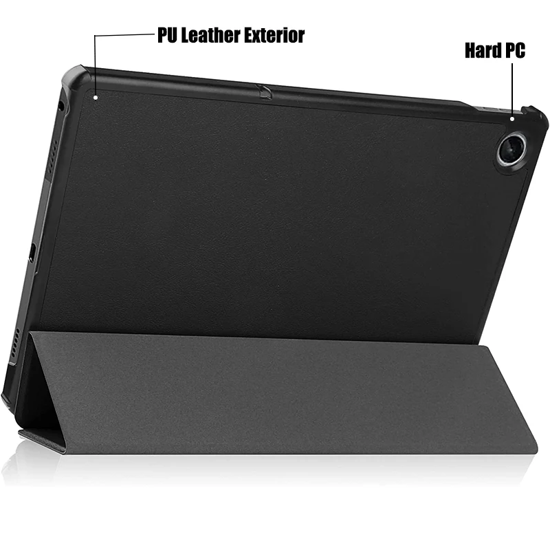 Para lenovo tab m10 plus 3rd gen tablet caso 10.6 Polegada tb128fu tb125fu tri-fold magnético suporte capa para xiaoxin almofada 2022 funda