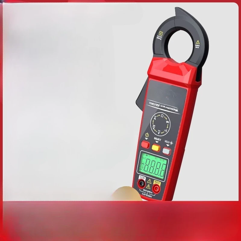 

Digital clamp multimeter high precision automatic digital ammeter ultra-thin AC and DC clamp capacity meter