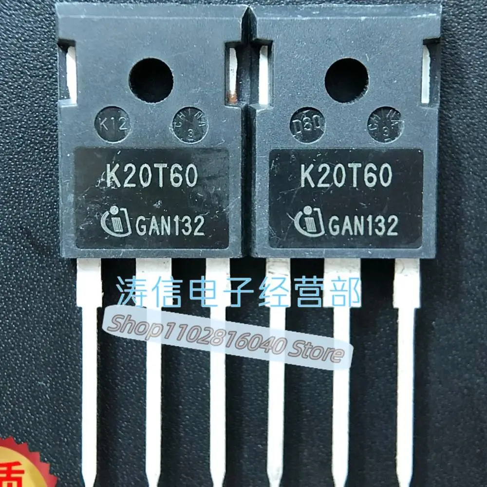10 قطعة/الوحدة IKW20N60T K20T60 IGBT TO-247 20A/600V جودة عالية الأصلي