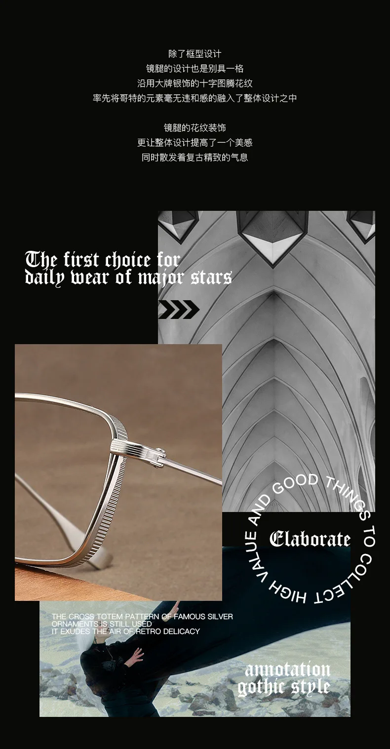 Shatar Neue Prozess Titan Legierung Rahmen Lesebrille Für Männer frauen High-end Bequeme Große Gesicht Verbreiterung Presbyopie Glasse – Detail 2