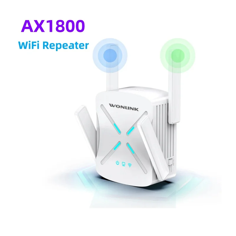 

AX1800 WiFi 6 Extender 802.11ax Wireless Repeater Wi Fi Signal Booster Wi-Fi Amplifier 2.4G&5GHz 1800Mbps Router Access Point