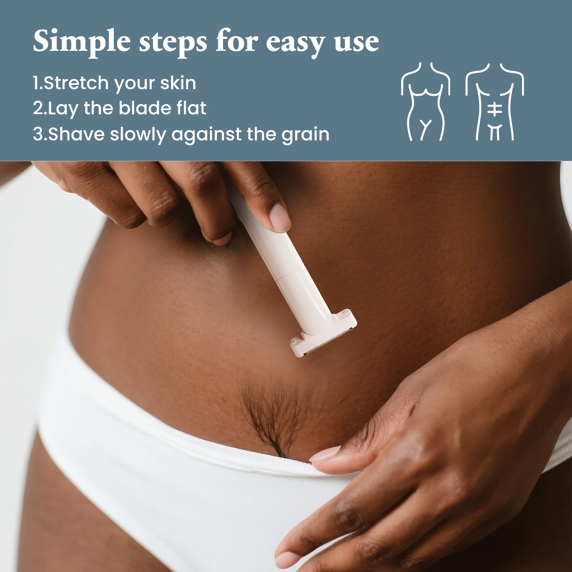 Portable Mini Electric Women Shaver Machine Single Blade Body Hair Trimmer Bikini Pubic Trimmer view 6