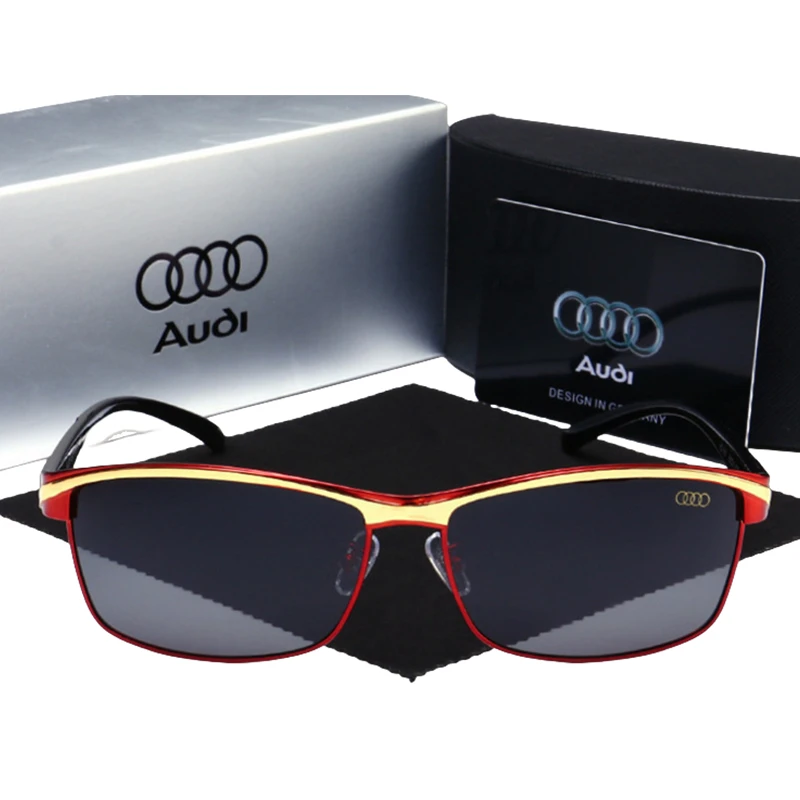 Luxury Brands AUDI Sunglasses for Men Polarized Sun Glasses UV400 Driving Motorcycle Outdoor Cycling Glasses AntiGlare Lens 551