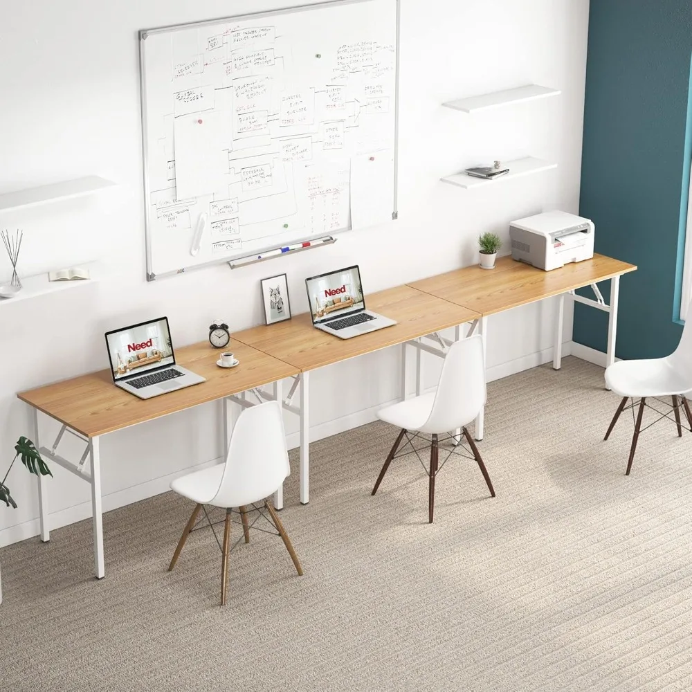 مكتب كمبيوتر محمول قوي قابل للطي بقوة 47.2 لتر للمكتب المنزلي والكتابة والخياطة #4