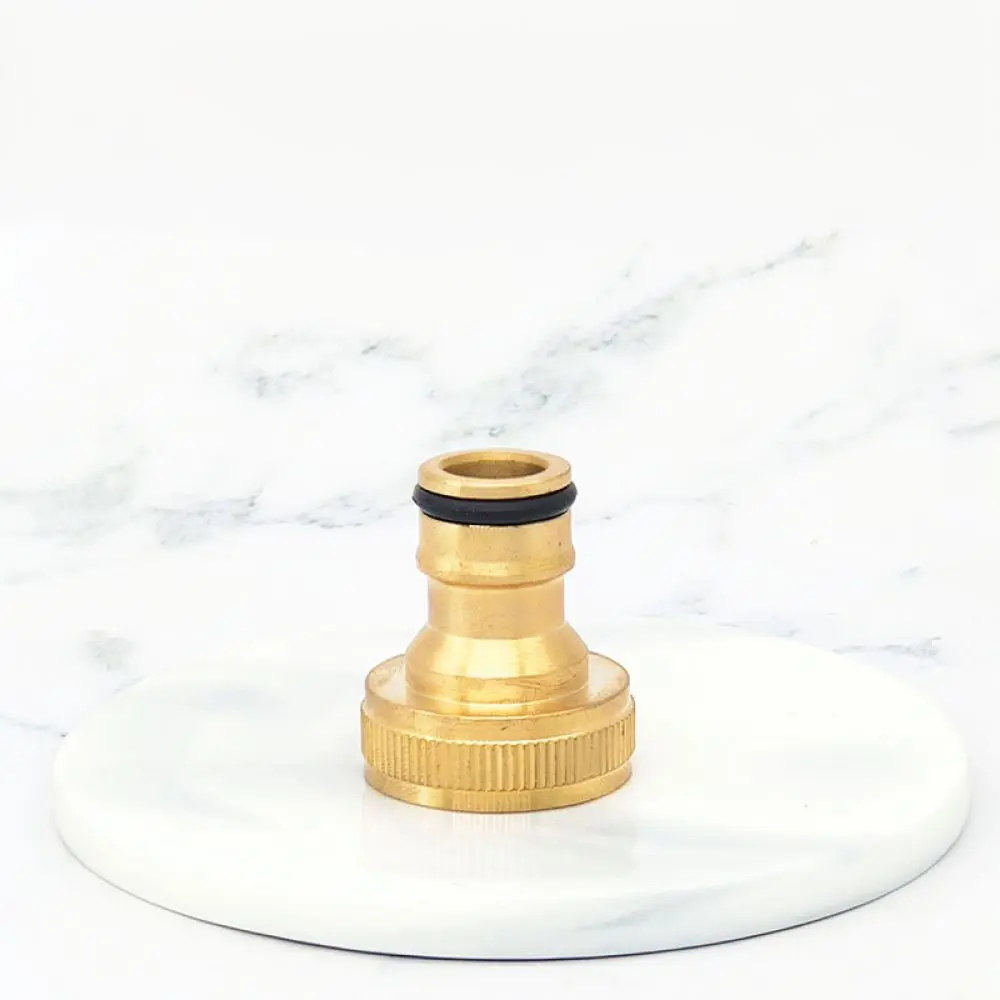 Solid Copper Faucet Adapter For Washing Machine Inlet Pipe 3 4 Inch Internal Thread Quick Garden Hose Connector Tool