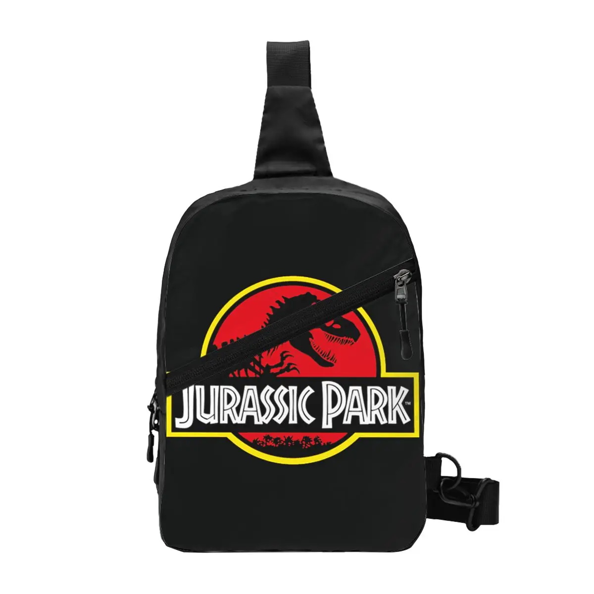 Benutzer definierte Jurassic Parks Schulter taschen für Männer Mode Dinosaurier Welt Schulter Brust Cross body Rucksack Reise Wandern Tages rucksack