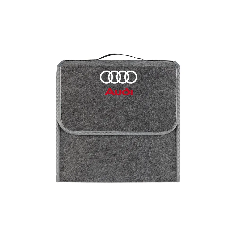 Boîte de rangement portable pour coffre de voiture, sac de rangement pliable en feutre pour Audi A1 