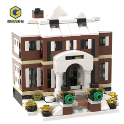 Gobricks MOC-125387 Mini 21330 Home Alone House Building Blocks educazione compleanno regali di natale giocattoli modello di mattoni 2022