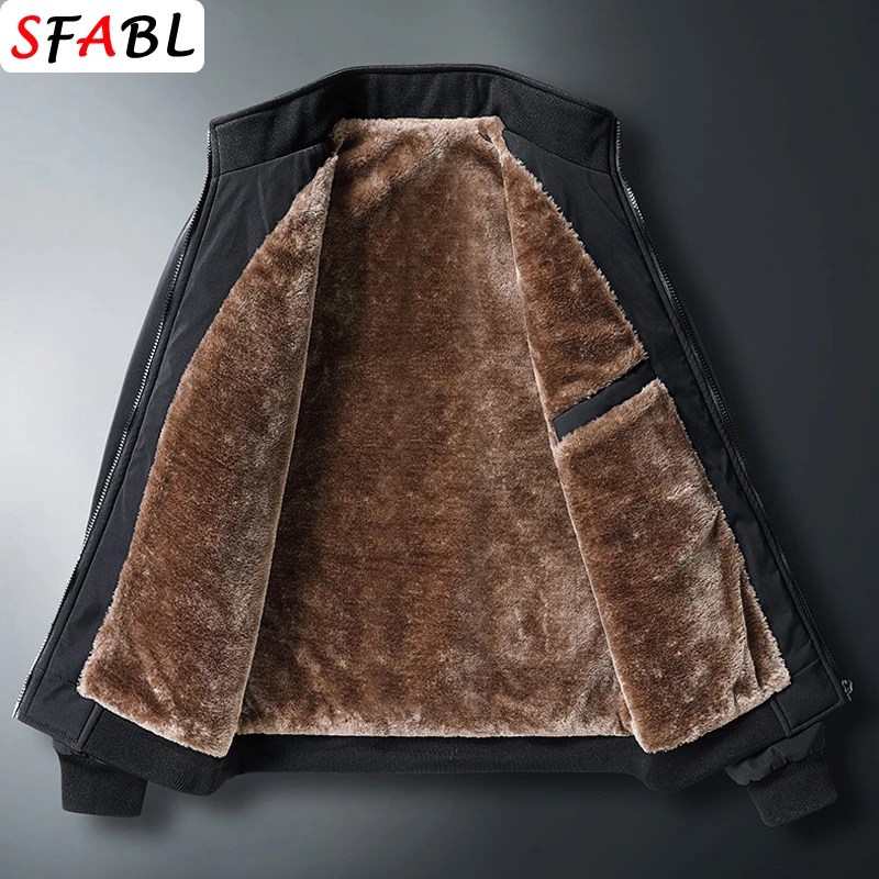 Plus Size 7XL 8XL termico caldo Casual giacca invernale da uomo frangivento giacca da lavoro da uomo di lusso Parka spesso cappotto invernale da uomo