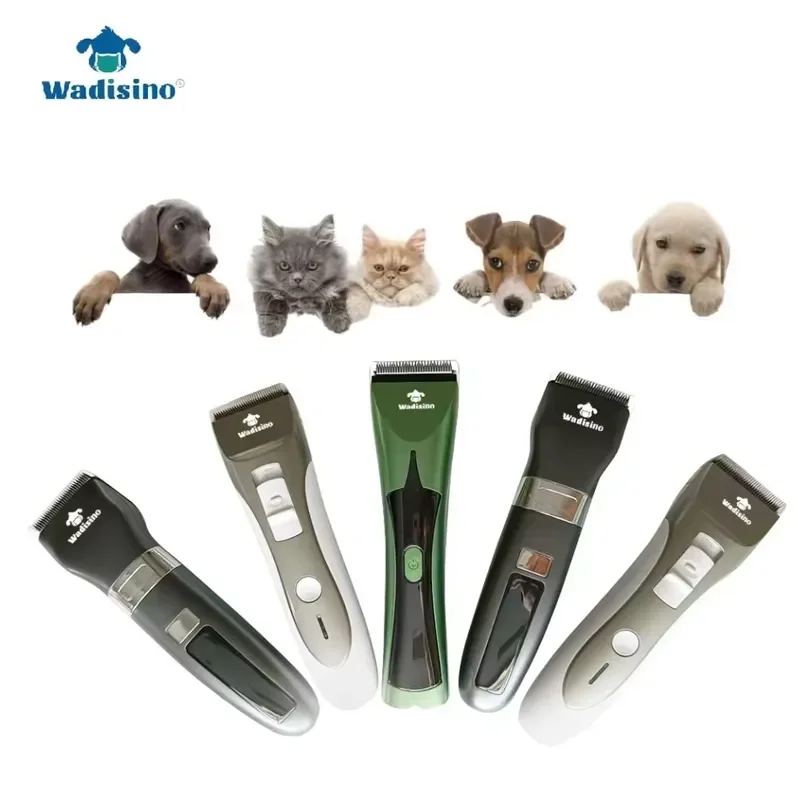 

Low Noise Rechargeable Pet Electric Scissors Set for Cat and Dog Grooming Trimmer Kit with Variety of Limit Combs