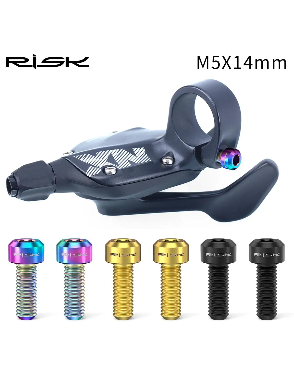 AliExpress Risk 2pcs M5 X 14mm Titanium Bolts Brake Lever Screw for MTB Bicycle Derailleur Thumb Shift  Variable Speed Screws Cycling Parts