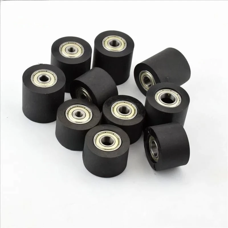 626 ناقل مسطح مقاوم للاهتراء، محمل مزدوج من مطاط البولي يوريثين، القطر الخارجي 35 مم