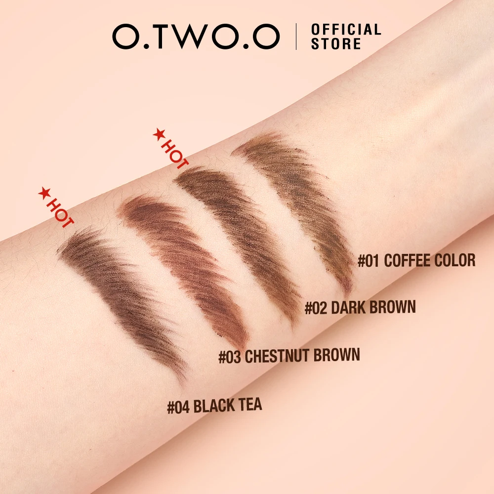 O.TW O.O-Gel crème pour sourcils, pommade pour sourcils, imperméable, résistant aux taches, longue durée, 402 teinte, maquillage, 4 couleurs