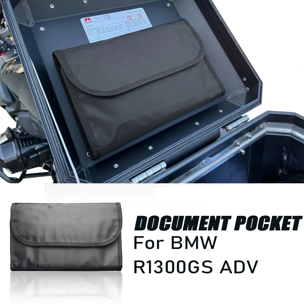

New Pannier Document Pocket Top Case Document Holder Suitcase Inner Pocket Top Case Bag For BMW R1300GS R1300GSA R1300GS Adv