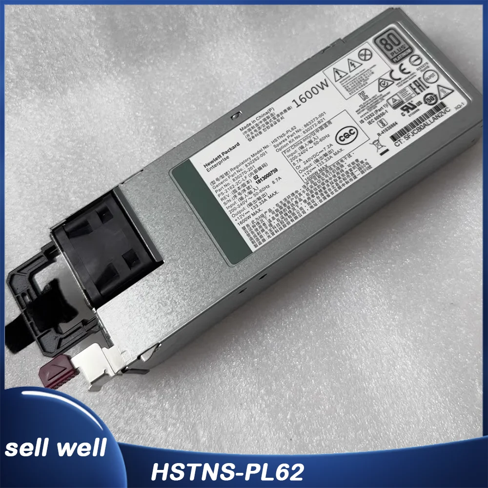 For H-P G10 1600W power supply 830262-001 830270-201 863373-001 830272-B21 HSTNS-PL62