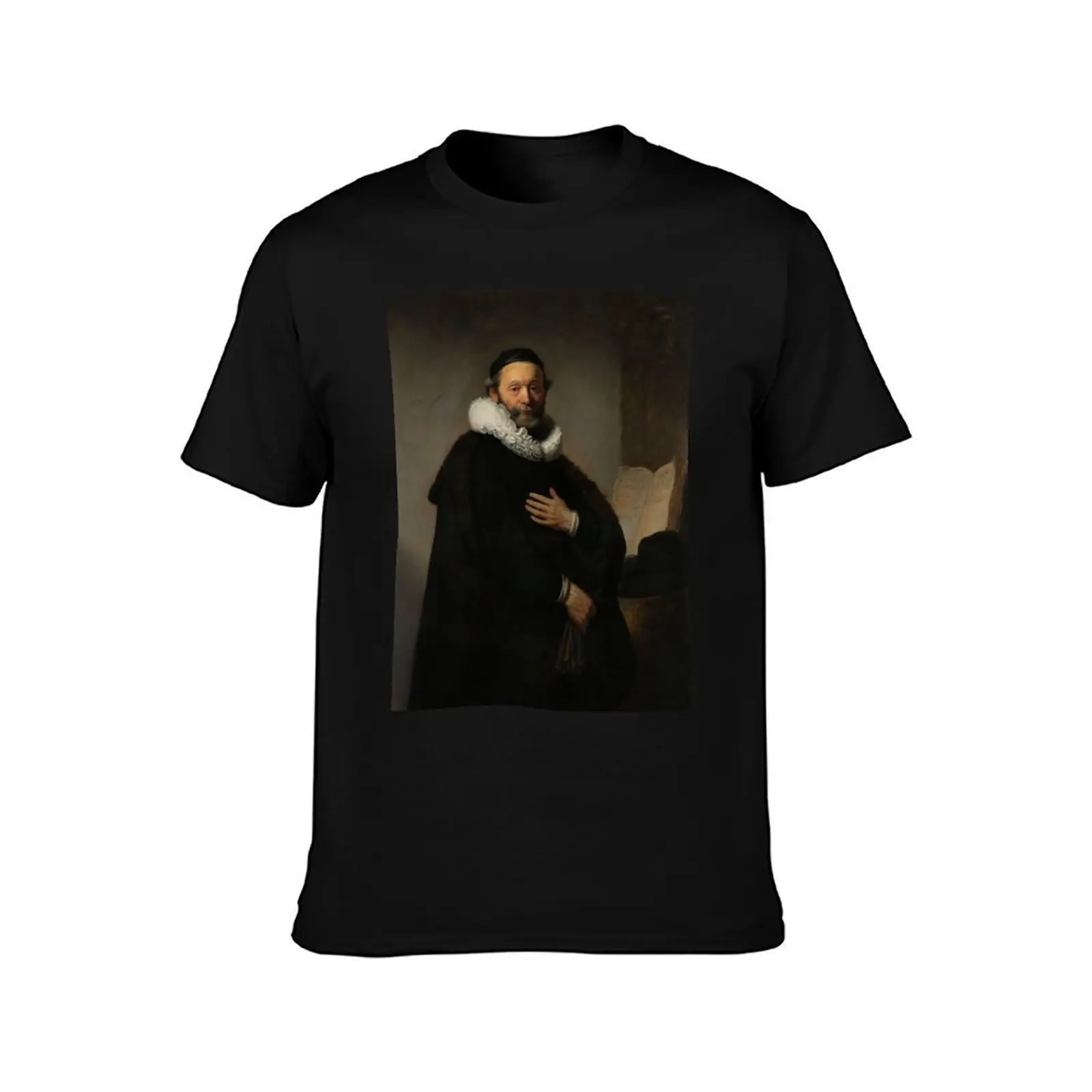 Johannes Wtenbogaert, Rembrandt van Rijn, 1633 T-Shirt, Summer Casual Cotton Tee, Oversized Streetwear Tops, Unisex Men Women