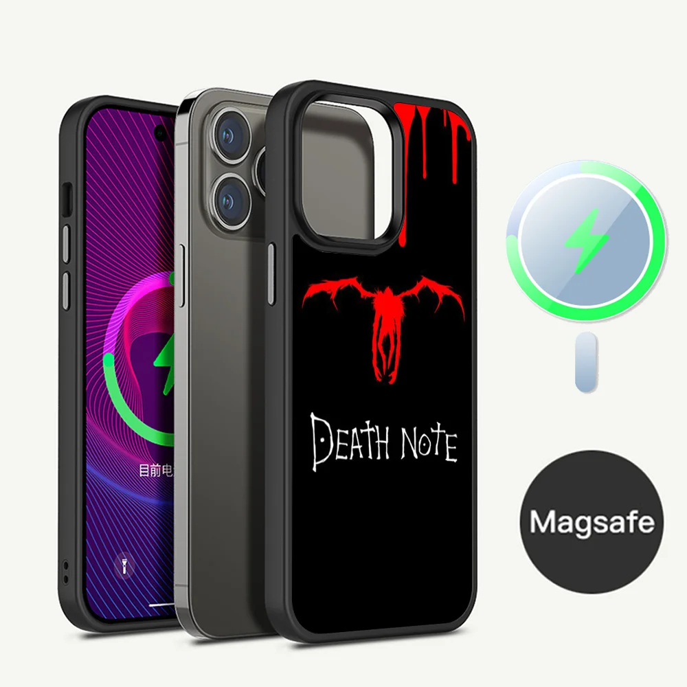 

Anime Manga Death Note Ryuk Phone Case Magnetic Case For iPhone 14 13 12 11 15 Pro Max Plus Mini For Magsafe Wireless Charge Cov