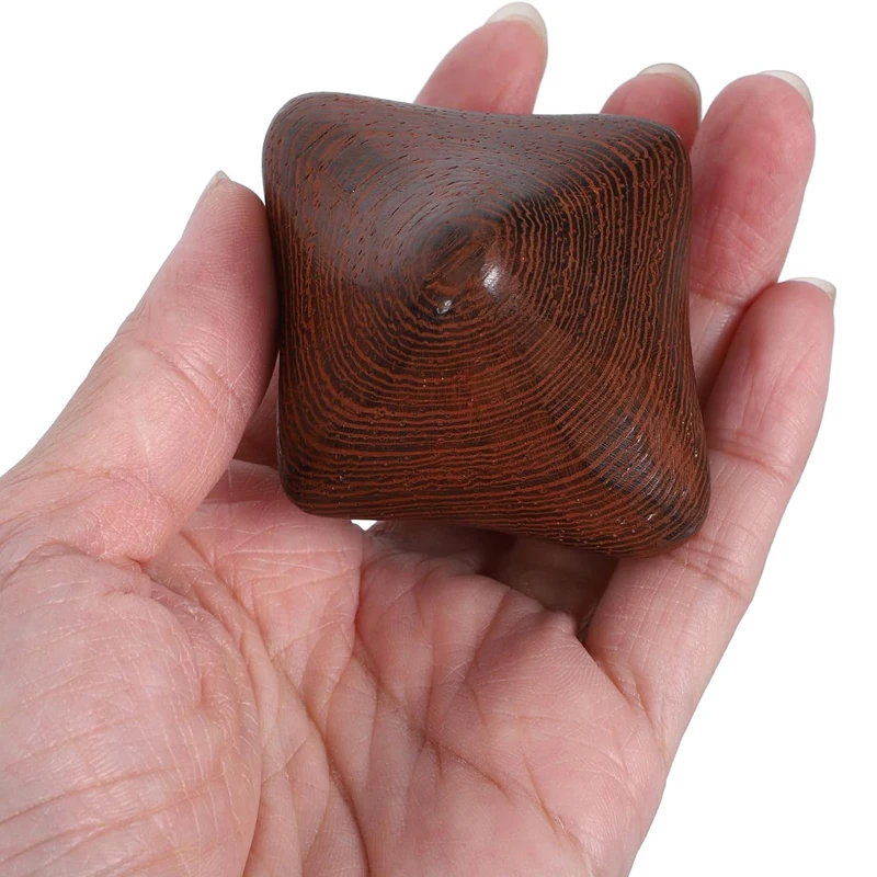 

Hexagon Precious Wood Hand Acupuncture Ball Finger Flexibility Exerciser Massage Physical Occupational Therapy Relaxing Gifts