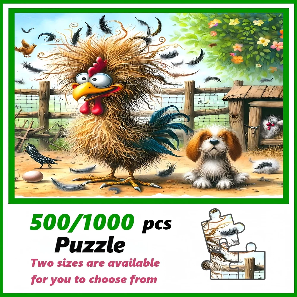 Un puzzle de haute qualité de 500/1000 pièces, parfait pour les adultes, est un jeu familial amusant qui aide à soulager le stress et est idéal pour