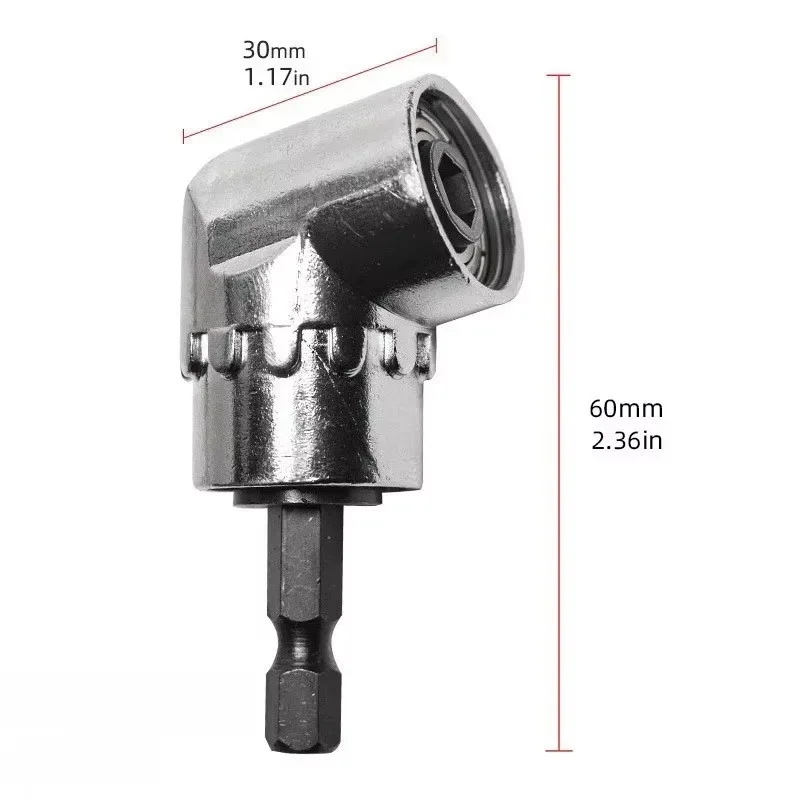 105 Degree Right Angle Drill Adapter Flexible Shaft Extension Bit for Screwdriver Hand Tools Magnetic Bit Socket Power Drill