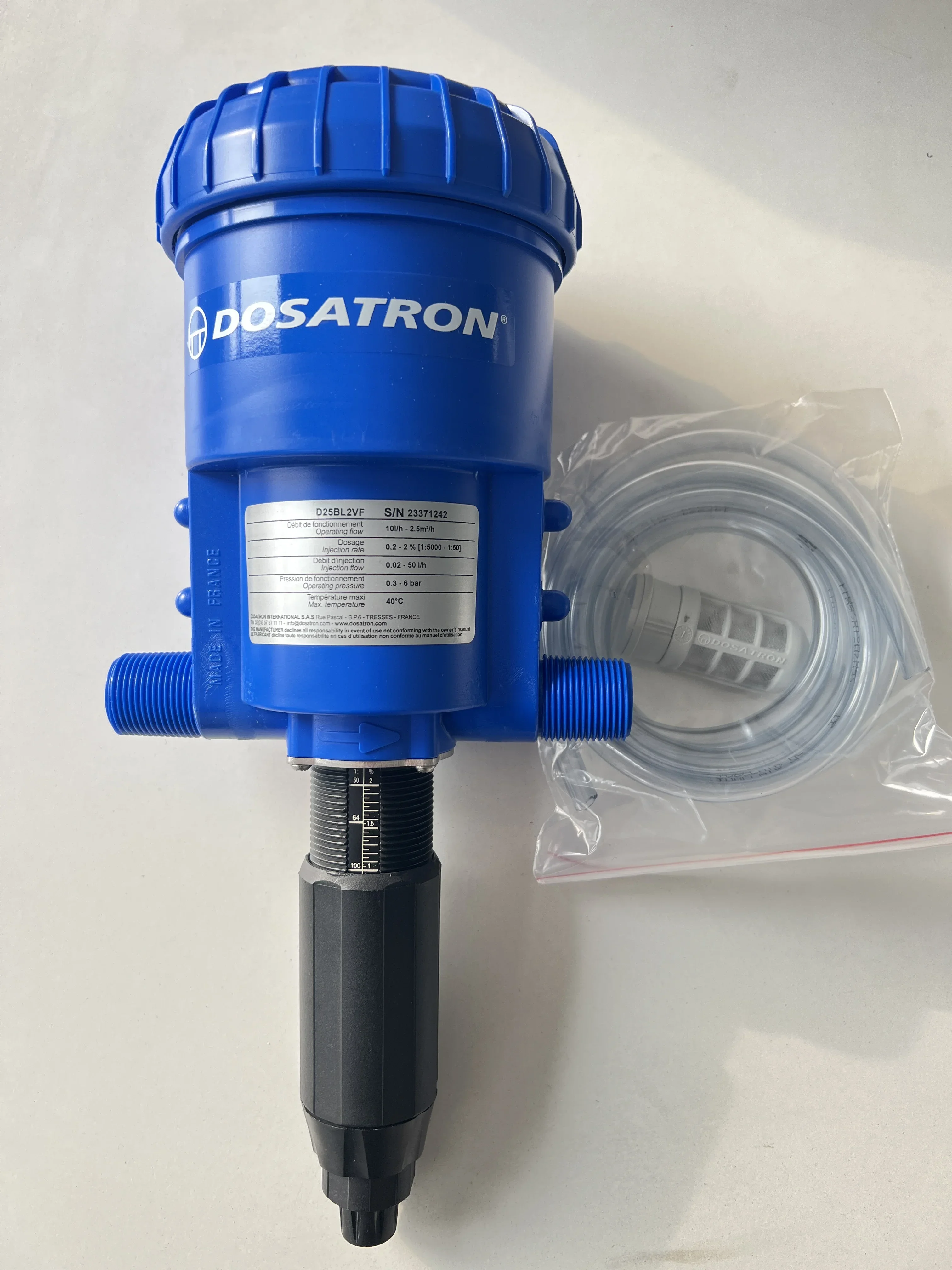 New Model Dosatron Dosage Pump D25BL2 0.2-2%