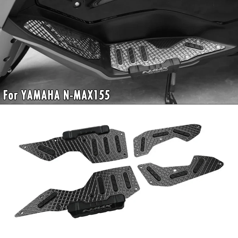 

Для YAMAHA N-MAX NMAX 155 NMAX 155 NMAX 125 2025 мотоциклетная подножка, подножка для ног, накладки, пластины, педали, аксессуары для дна