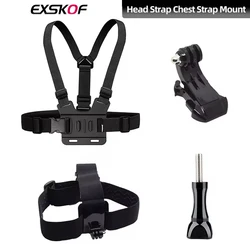 Head Strap Chest Harness Belt Mount For Gopro Hero 13 12 11 10 9 8 Insta360 X4 X3 DJI Action OSMO 4 3 Action Camera Accessories