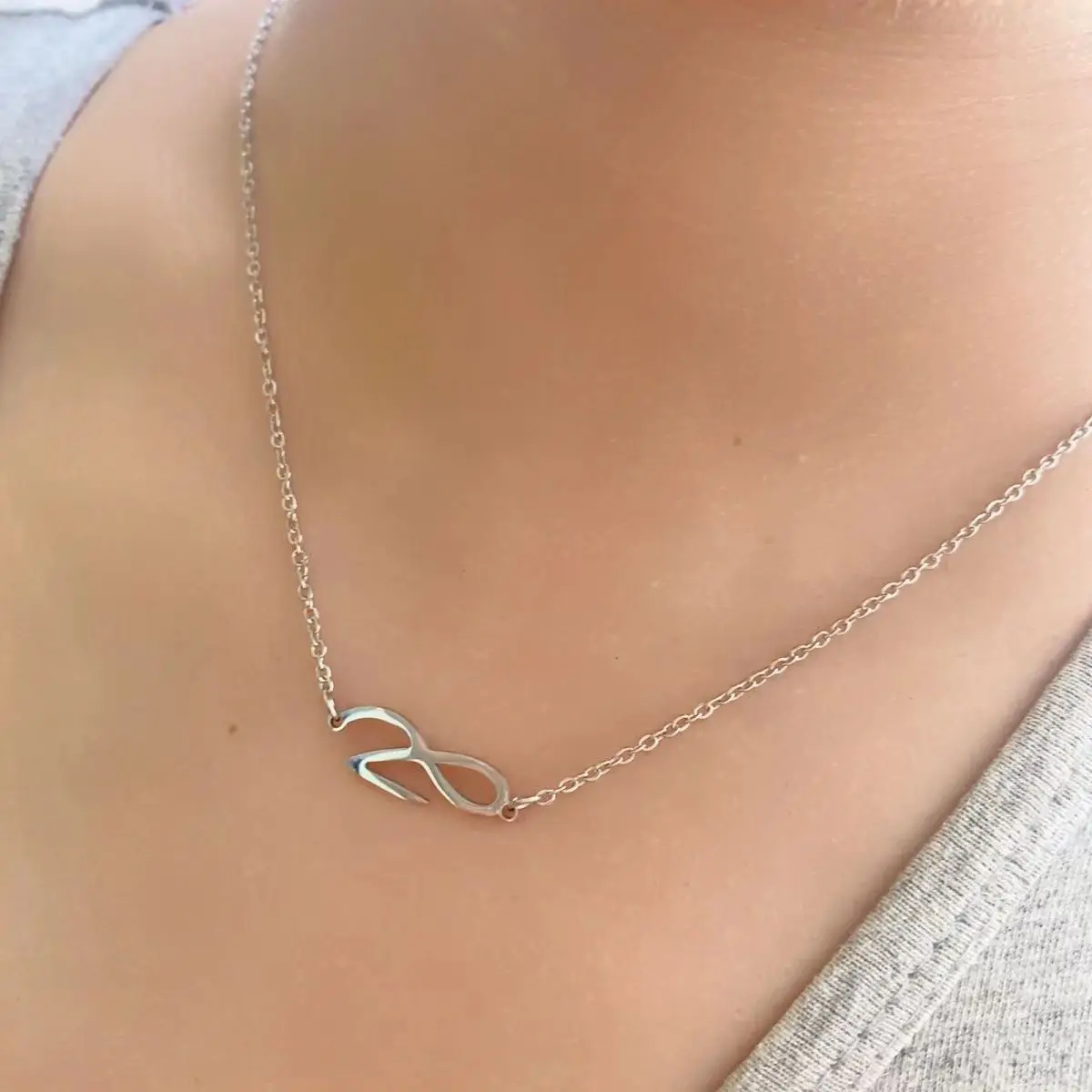 2024 Korean Wave New JUNGKOOK Design Letter Stainless Steel Bracelet Necklace Fashion Trend Fan Support Gift