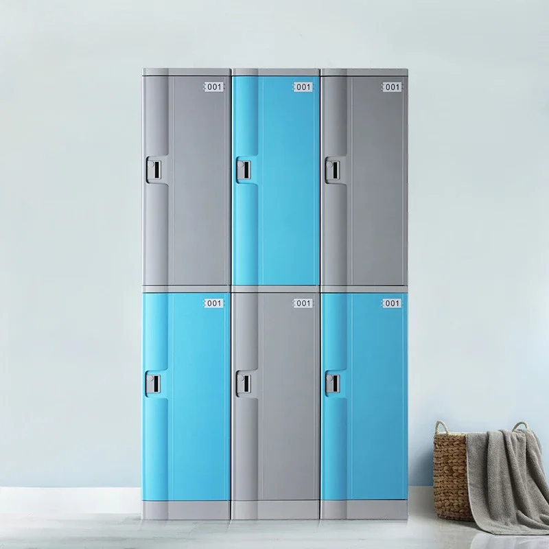 大容量プラスチックロッカー,大容量コンビネーションキャビネット,水泳スタッフ,寮,色のカスタマイズをサポート