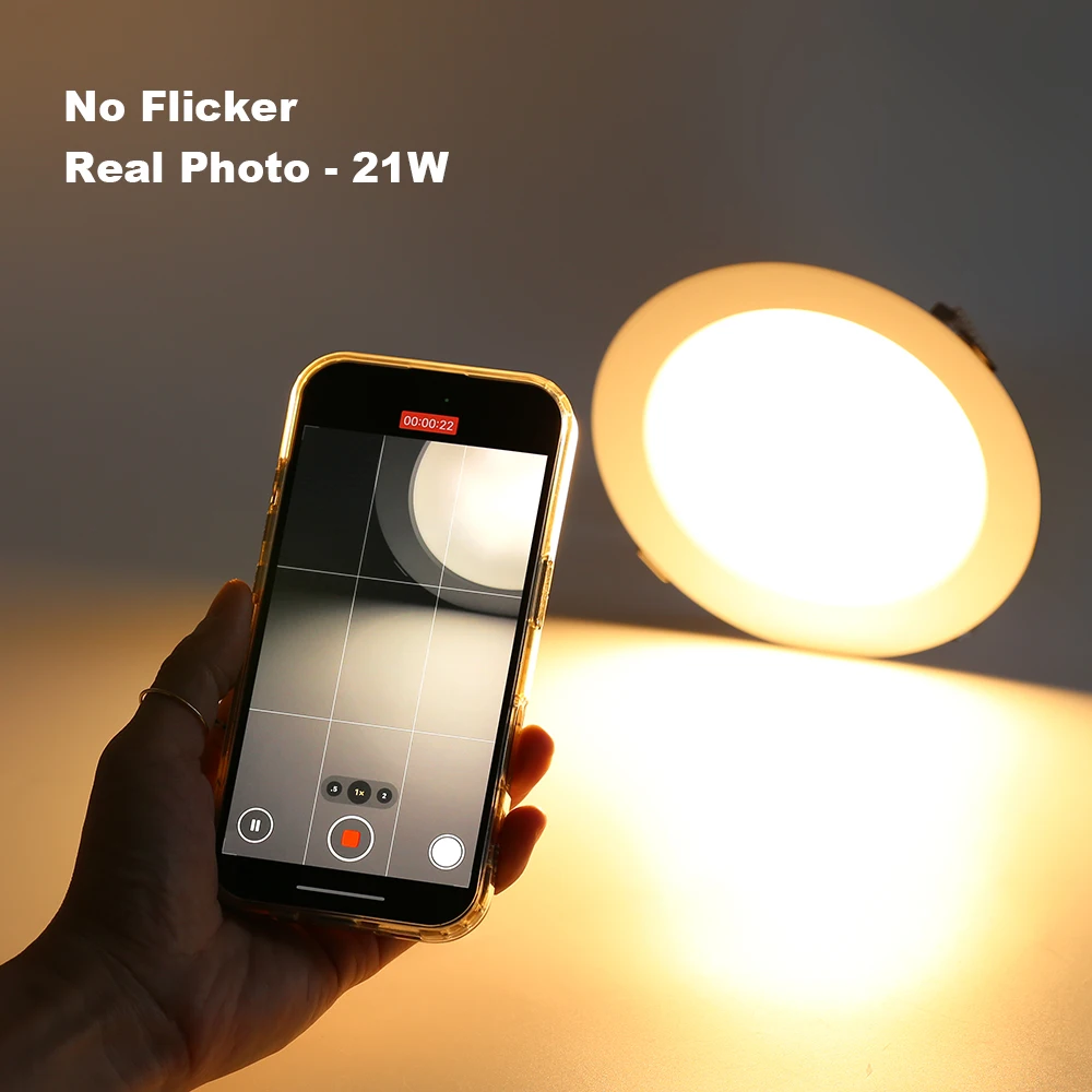 10Pcs/Lot LED Downlight 220V Recessed Round Ceiling Dowm Light Bedroom Indoor Living Room For Home  Decor Lighting LED Spot Lamp