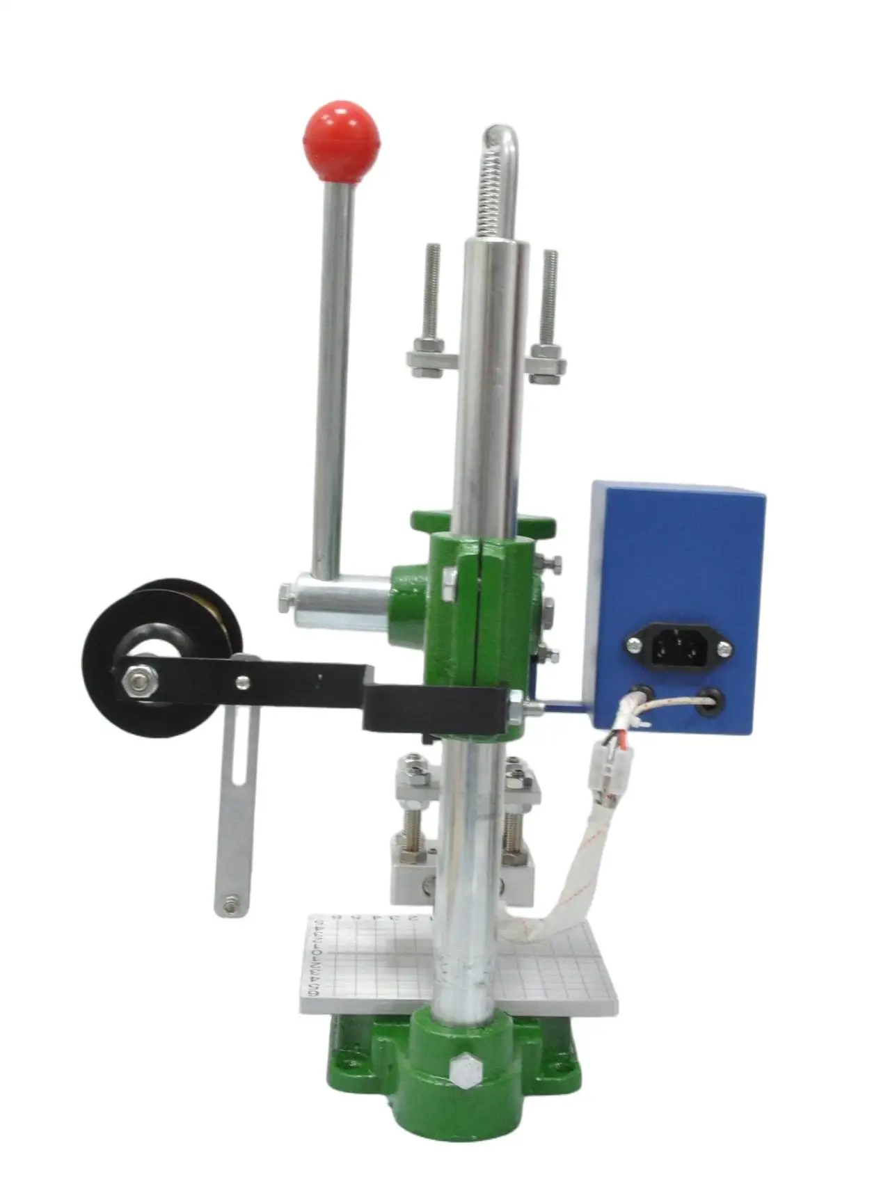 Manual Digital Display Hot Stamping Machine, Leather Paper Logo Trademark Embossing Heat Press Machine for Wallet Packaging