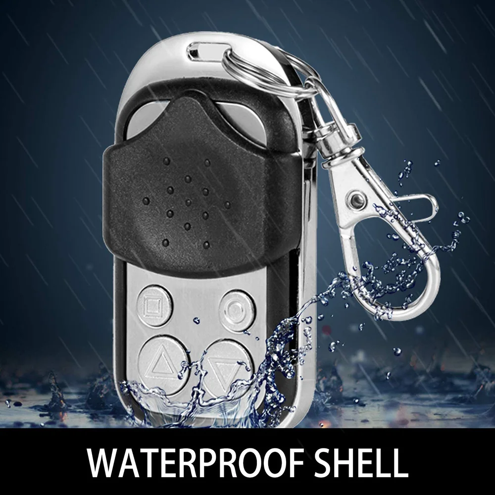 433.92MHz Remote for Gate Remote Control Key Fob 4 Buttons Universal Cloning Wireless Remote Control 315MHz for Car Garage Door