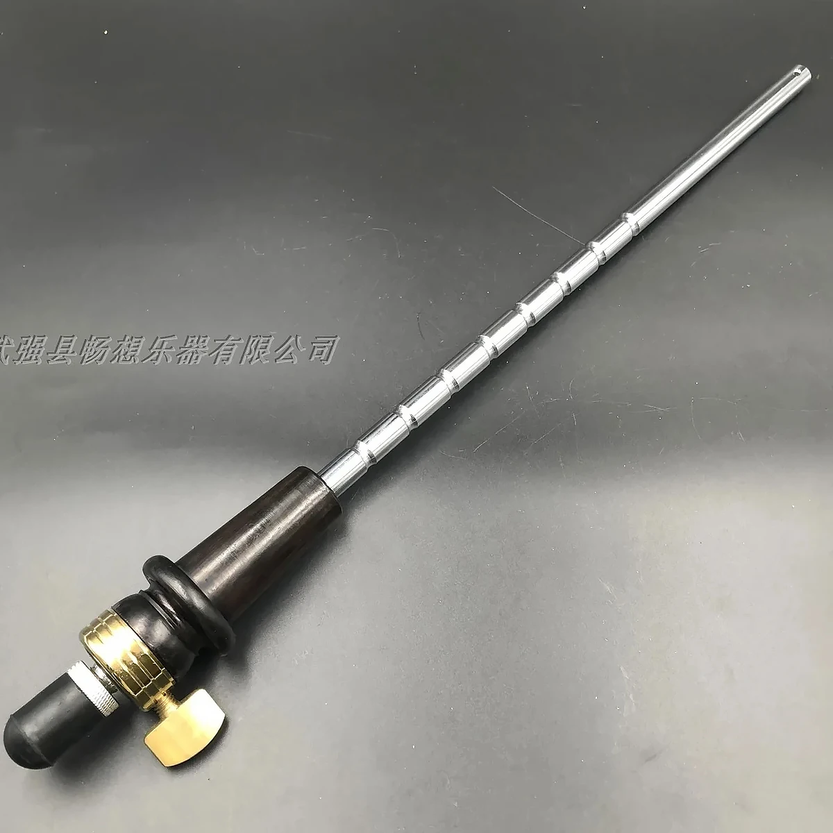 1pcs Ebony Double bass End pin 3/4 4/4  with steel hand shank tightening Scalable Upright Bass end tail