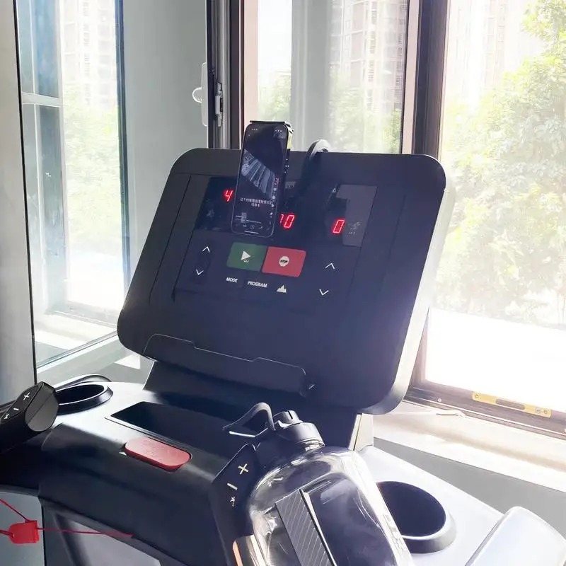 電話マウントハンドルバー回転携帯電話スタンドベビーカー用ホースデザイン曲げ可能なトレッドミル電話スタンドショッピングカート用