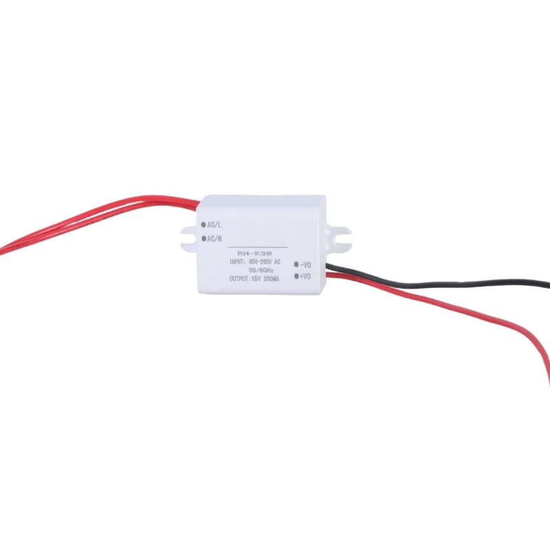 Alternating to Direct Current Converter Adapter AC85V-265V to 15V 200mA