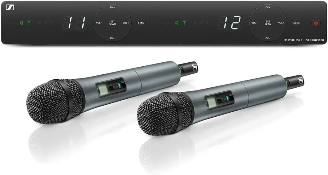 

Pro Audio XSW 1-825 DUAL-A Channel Wireless Microphone System,Black