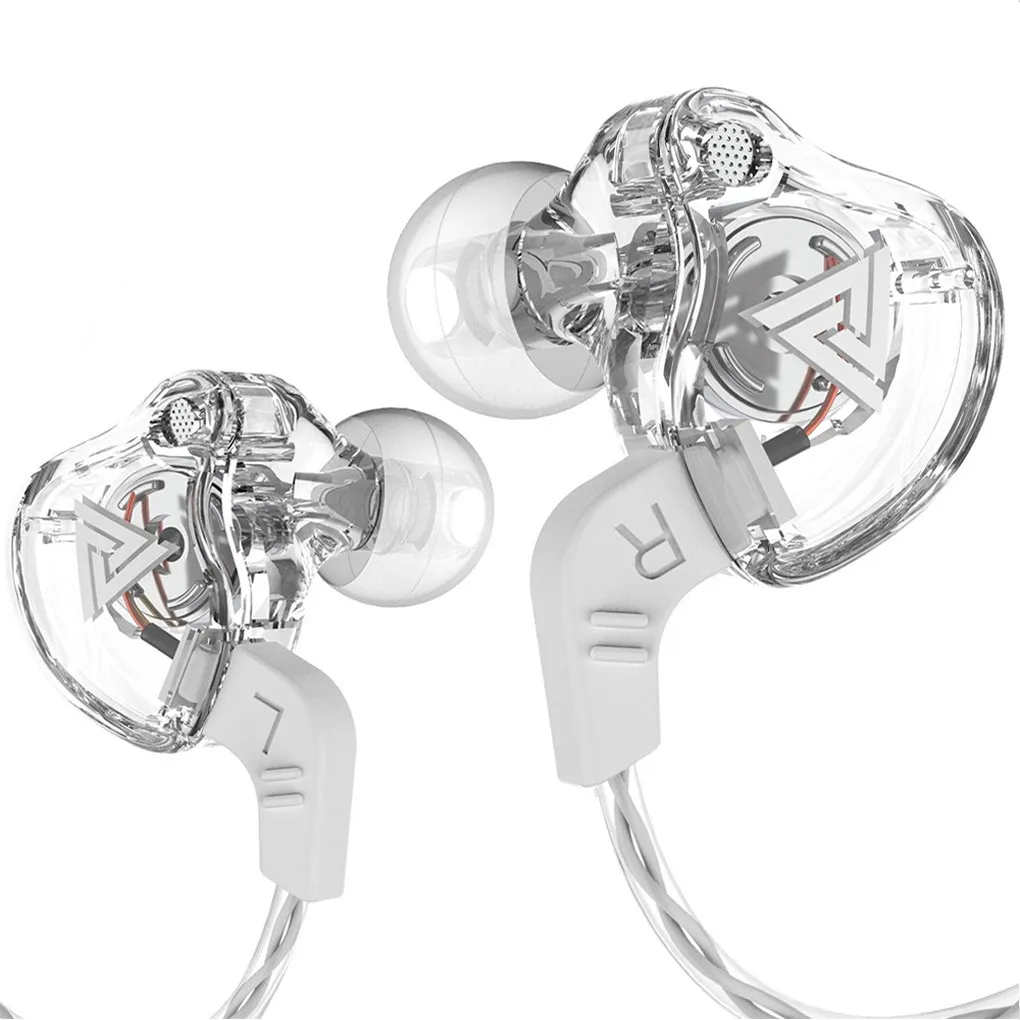 Original QKZ AK6 Copper Driver HiFi Wired Earphone Sport Running Headphones Bass Stereo Headset Noise Cancelling Music Earbuds