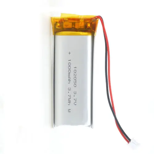 

Rechargeable 3.7V 900Mah 102045 Polymer Ion Battery For SMART WATCH CAMERA POWER BANK CHARGING TREASURE POWER MP13 DVD