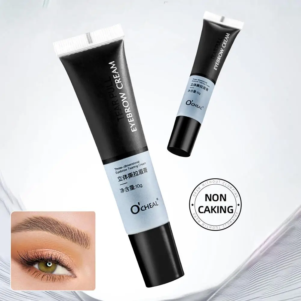 Gel à sourcils semi-permanent naturel, 4 couleurs, crème anti-transpiration, tatouage imperméable, teinte rapide, séchage des sourcils, Peel Eye L2P7