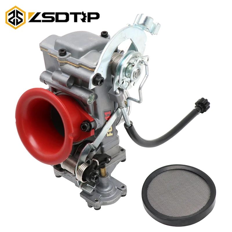 ZSDTRP FCR28 33 35 37 39 41mm Carburetor For KLX450 YZ450F FCR39 Flatslide Kehin FCR Carburetor CRF450/650 Husqvarna 450