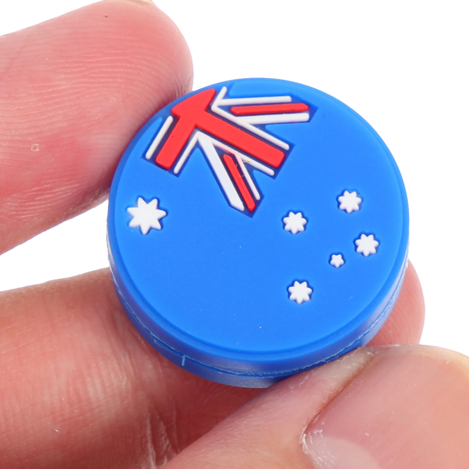 Amortisseurs de vibrations en Silicone pour raquette de Tennis, 6 pièces, Design de drapeau National, accessoire de Tennis pour la réduction des chocs