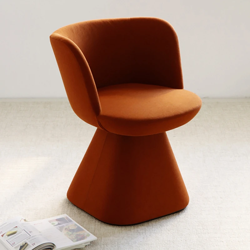 Italian Minimalist Rotatable Dining Chair Cream Style High-Grade Household Cosmetic Chair Desk Chair