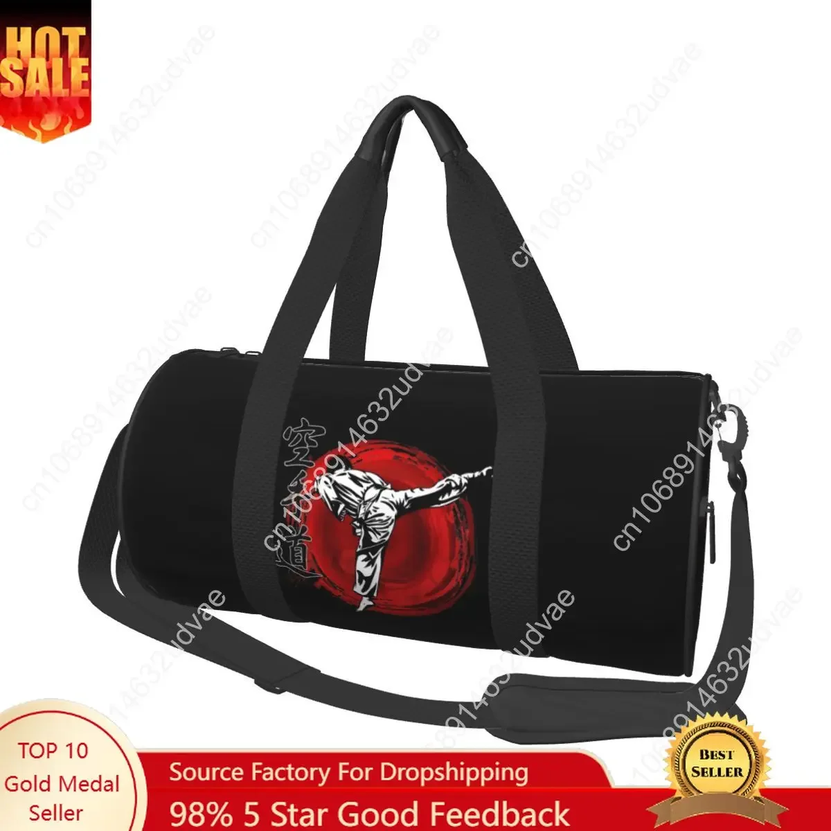 Tas Olahraga Karate Tas Seni Bela Diri Tas Renang Tas Gym dengan Tempat Sepatu Tas Tangan Lucu Pria Wanita Tas Fitness Portabel Custom