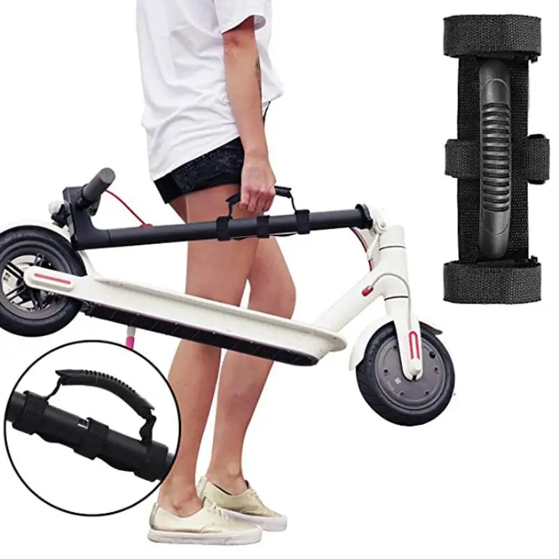 

PVC Universal Black Portable Hand Carrying Handle Straps Handles Bandage For M365/MAX G30 Scooter Carry Handle